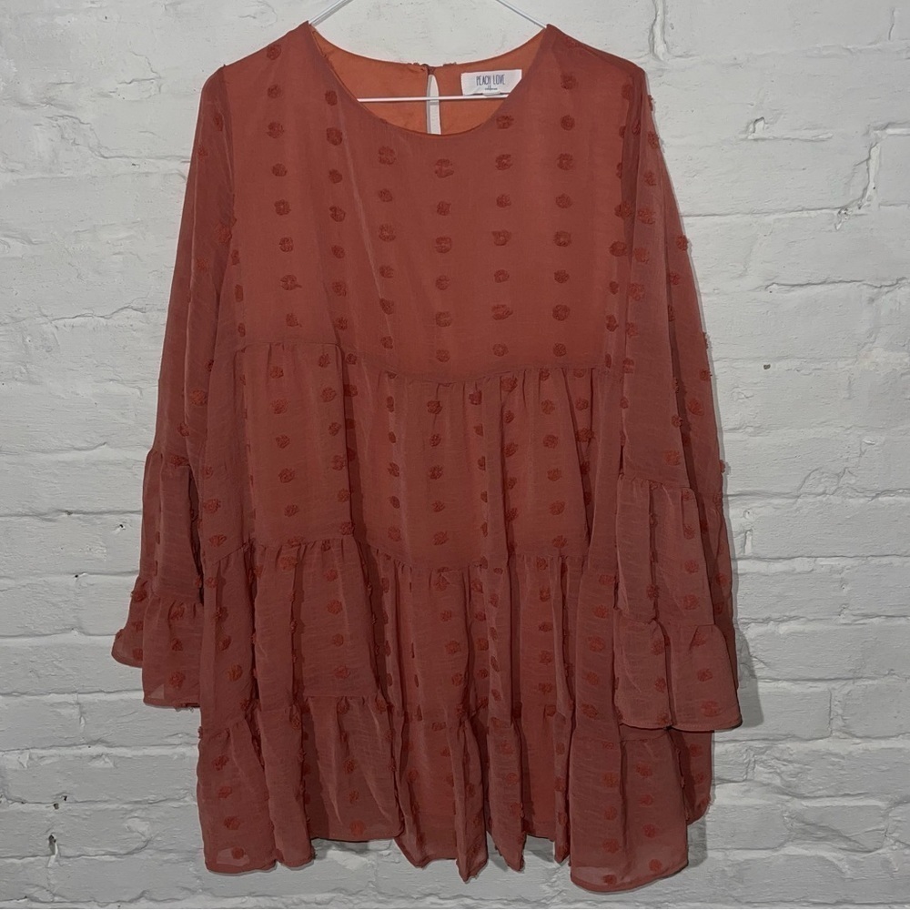 Peach Love California Dress L